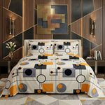 Premium Printed Cotton Bedsheet -H35