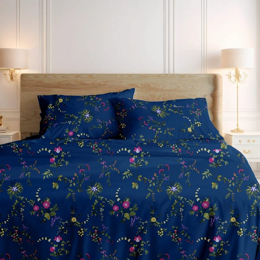 Premium Printed Cotton Bedsheet -H47