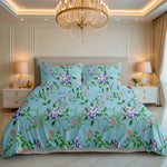 Premium Printed Cotton Bedsheet -H56