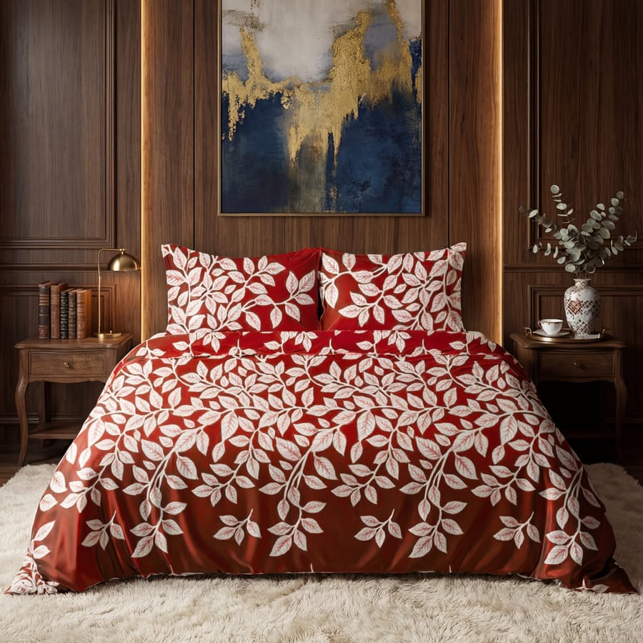 Premium Printed Cotton Bedsheet -H58
