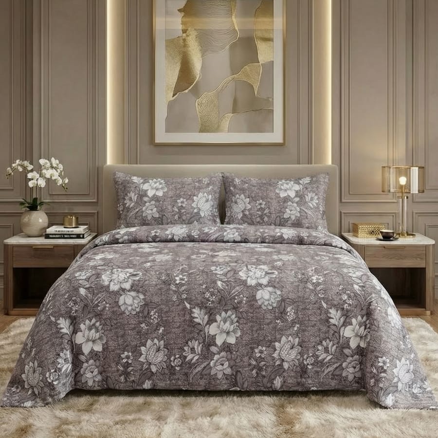 Premium Printed Cotton Bedsheet -H65