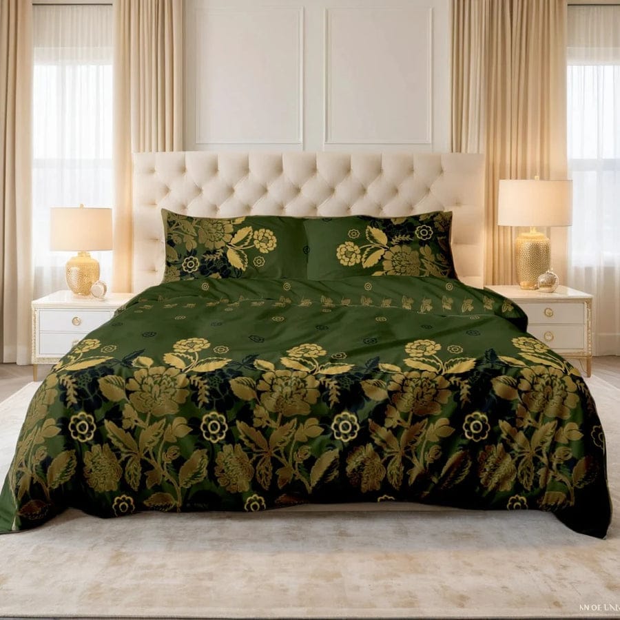 Premium Printed Cotton Bedsheet -H70