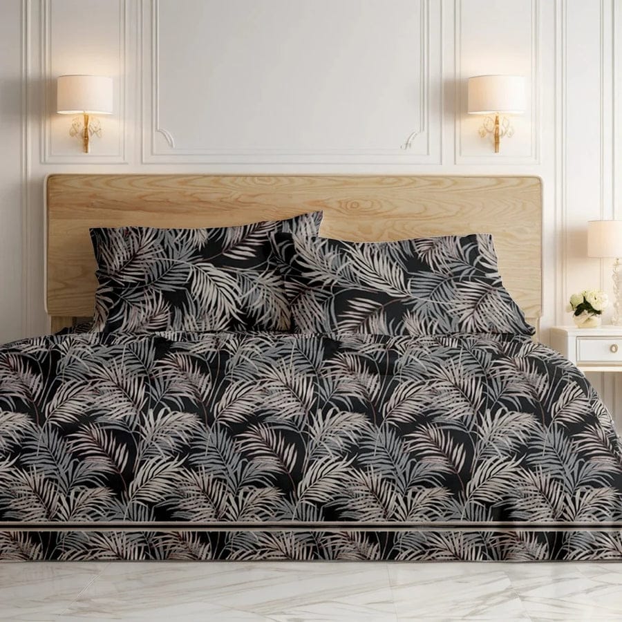 Premium Printed Cotton Bedsheet -H122
