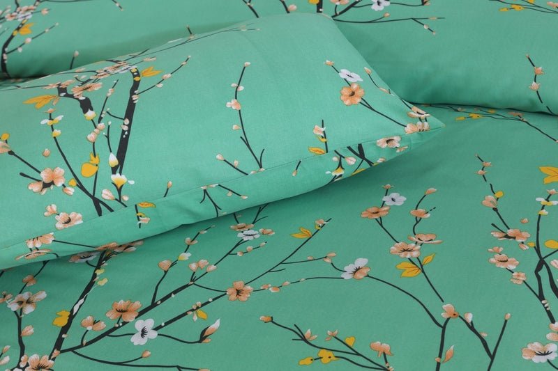 Premium Printed Cotton Bedsheet -H101