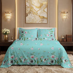 Premium Printed Cotton Bedsheet -H101