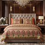 Premium Printed Cotton Bedsheet -H04