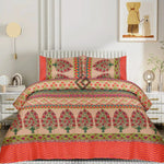Premium Printed Cotton Bedsheet -H05
