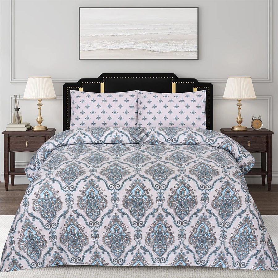 Premium Printed Cotton Bedsheet -H10