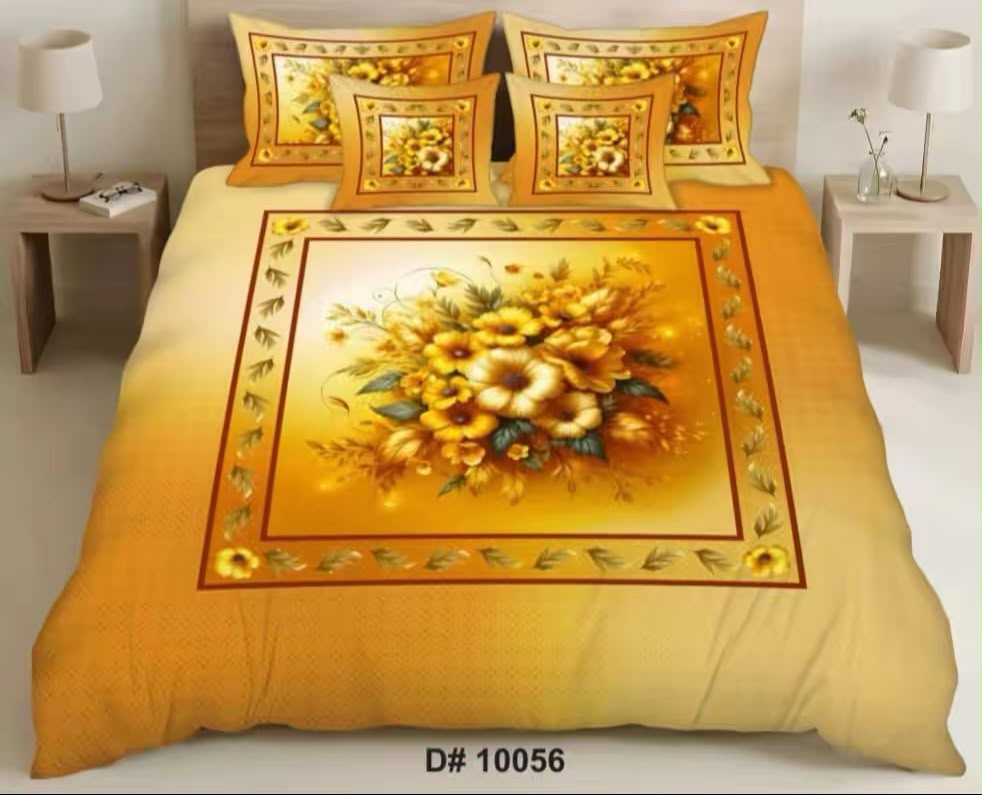 Premium Printed 5D Imported Bedsheet -DH25