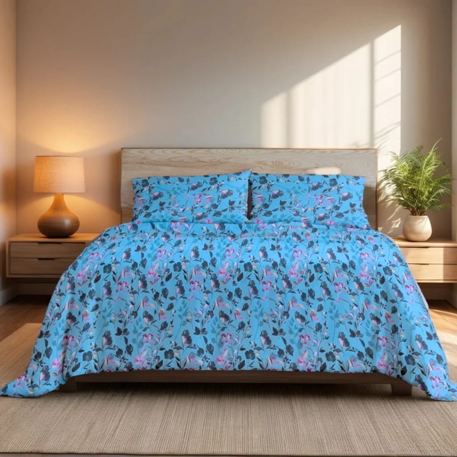 Premium Printed Bed Sheet Set - BM61