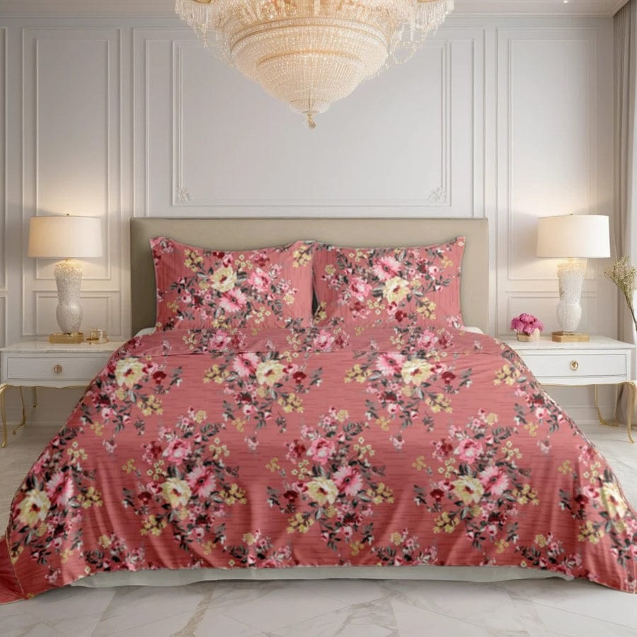 Premium Printed Bed Sheet Set - BM23