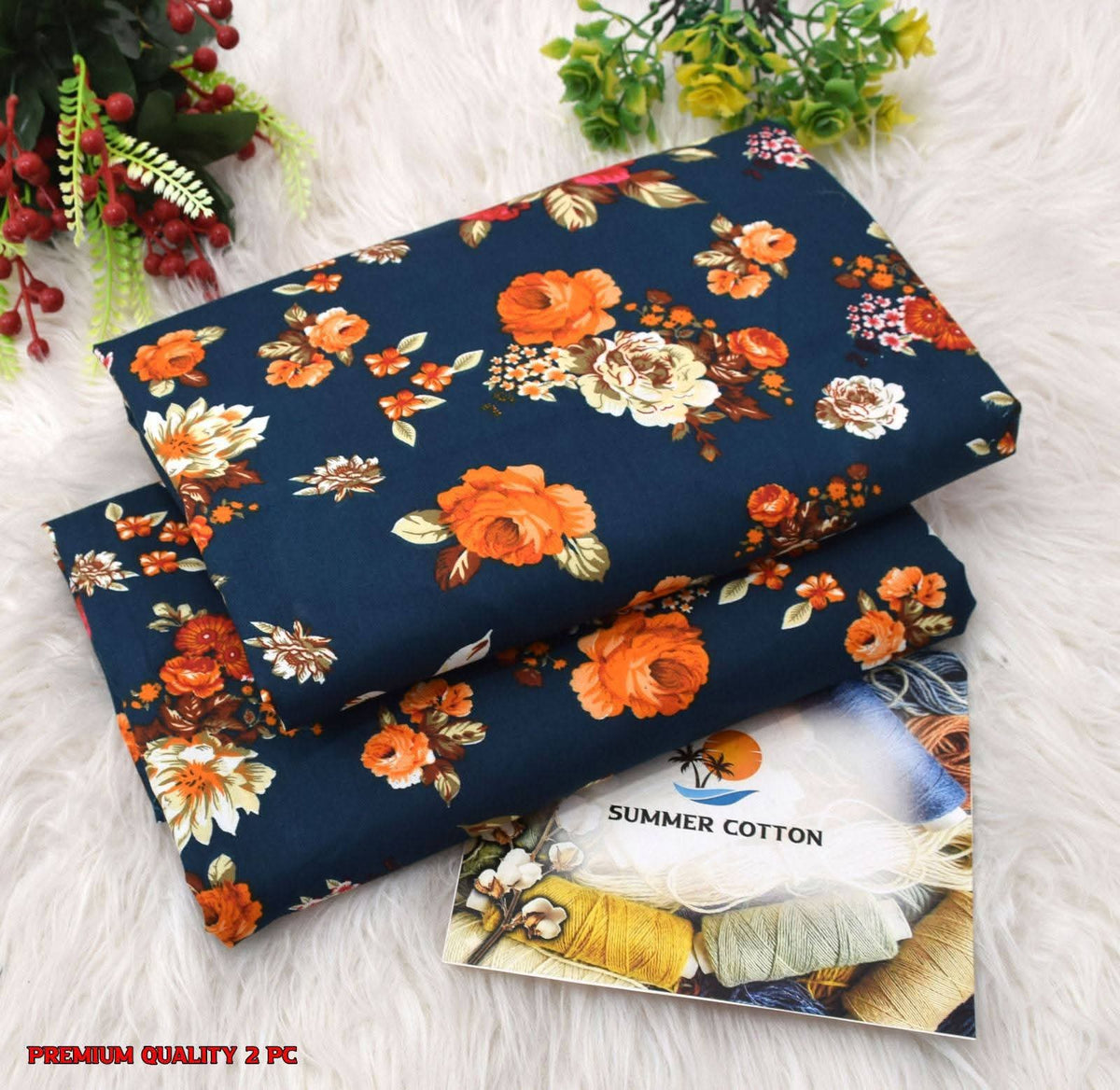 FLORAL PRINTS 2 Pcs Unstitched PF25