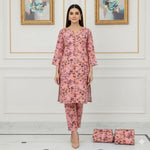 FLORAL PRINTS 2 Pcs Unstitched PF56