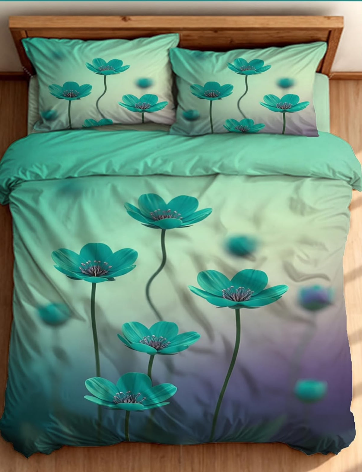 Premium Printed 5D Imported Bedsheet -NZ05