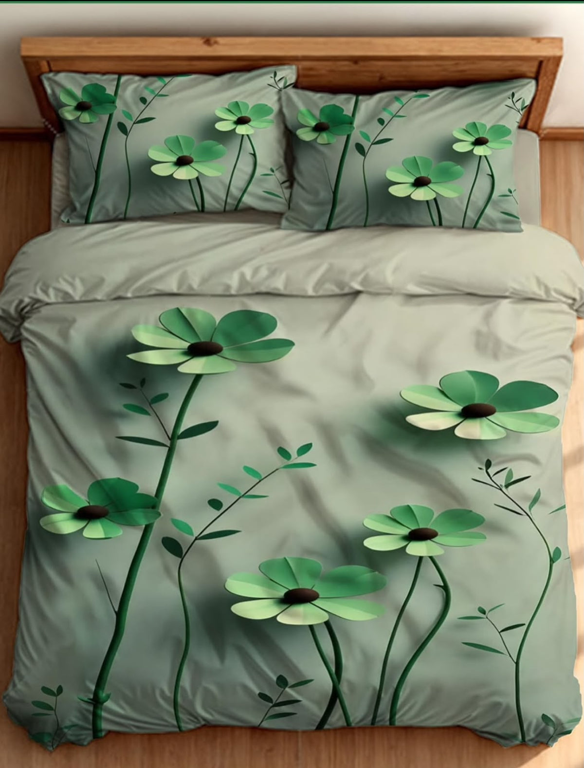 Premium Printed 5D Imported Bedsheet -NZ07