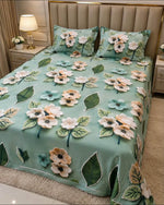 Premium Printed 5D Imported Bedsheet -NZ40