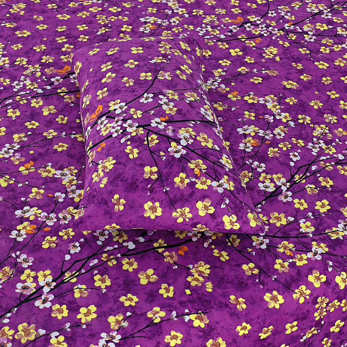 Premium Printed Cotton Bedsheet -H80