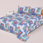 Premium Printed Cotton Bedsheet -H24