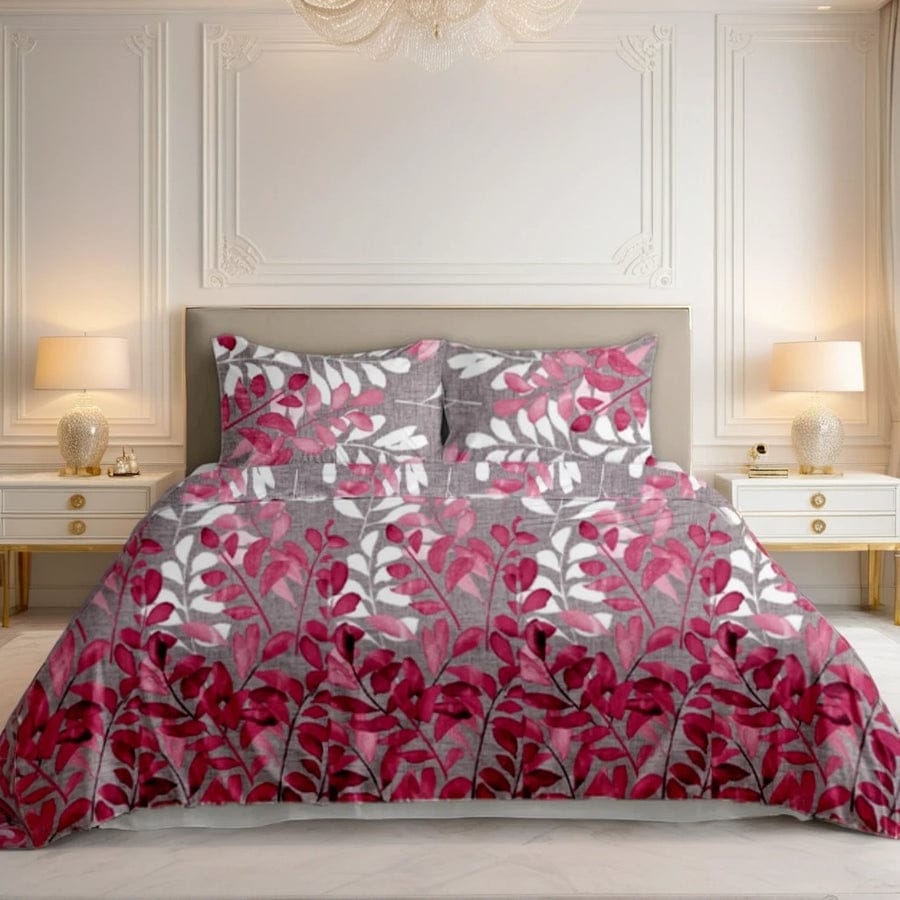 Premium Printed Cotton Bedsheet -H45