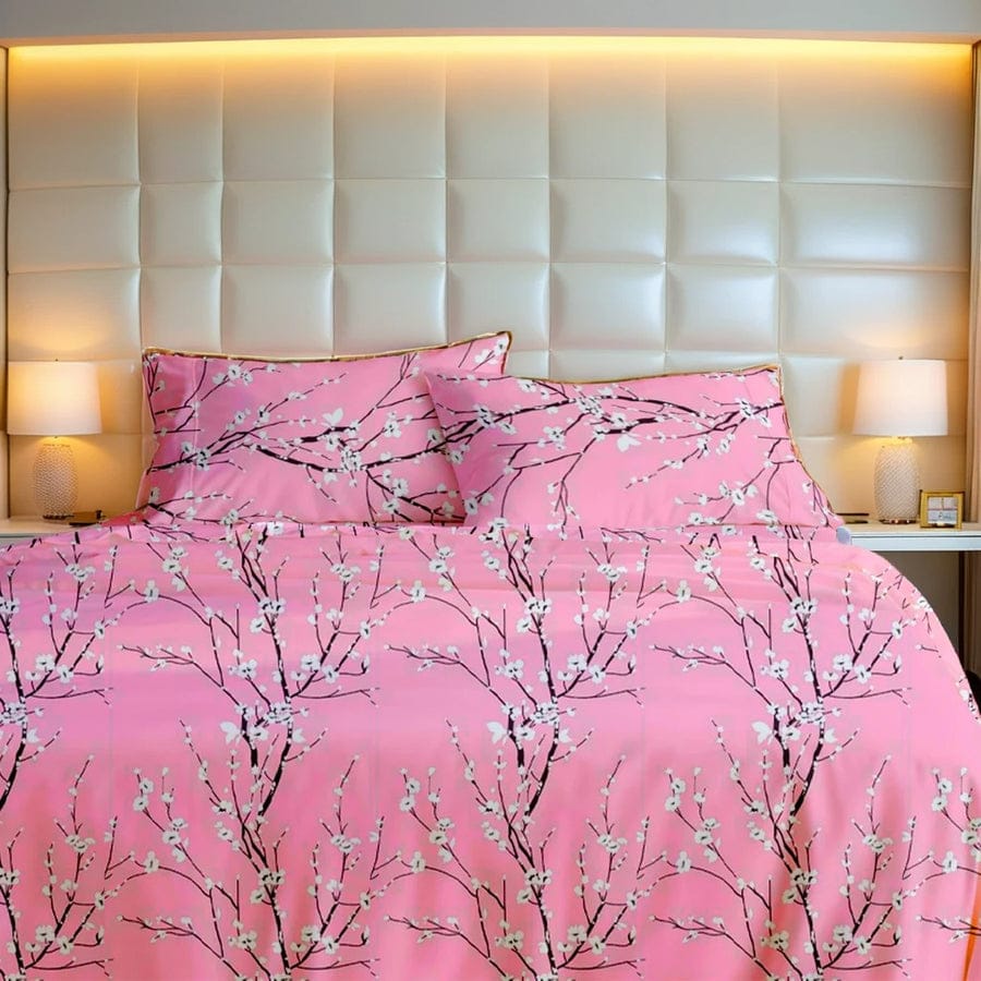 Premium Printed Cotton Bedsheet -H43