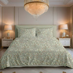 Premium Printed Cotton Bedsheet -H53