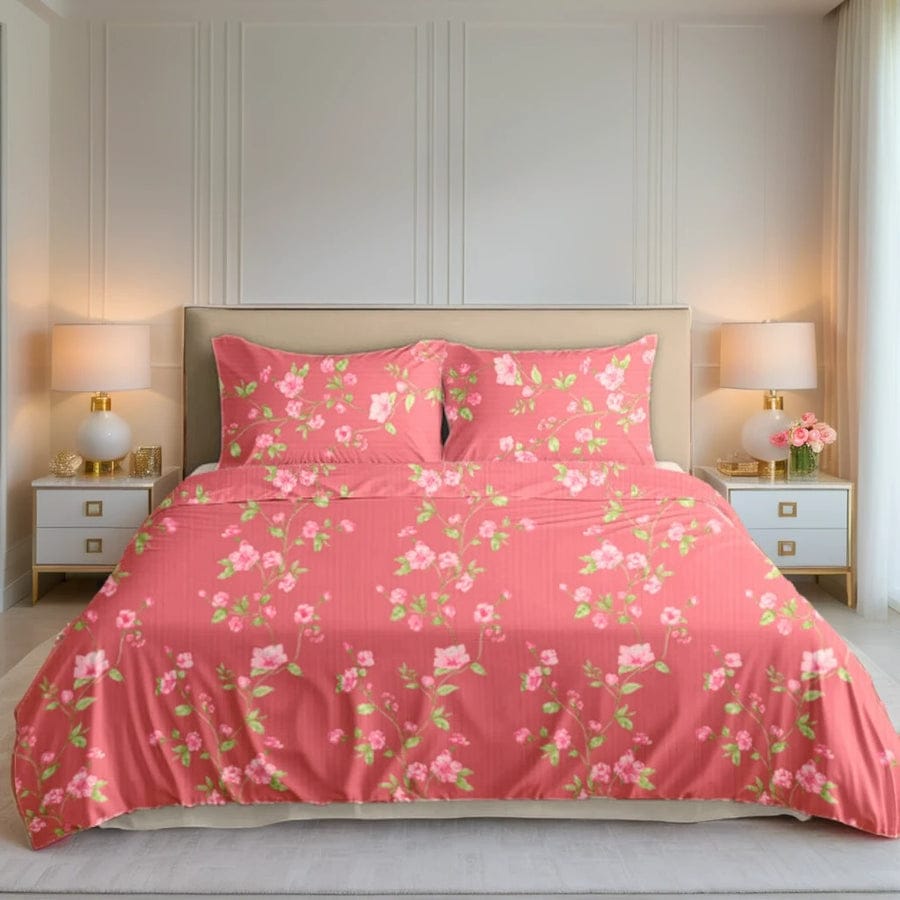Premium Printed Cotton Bedsheet -H61