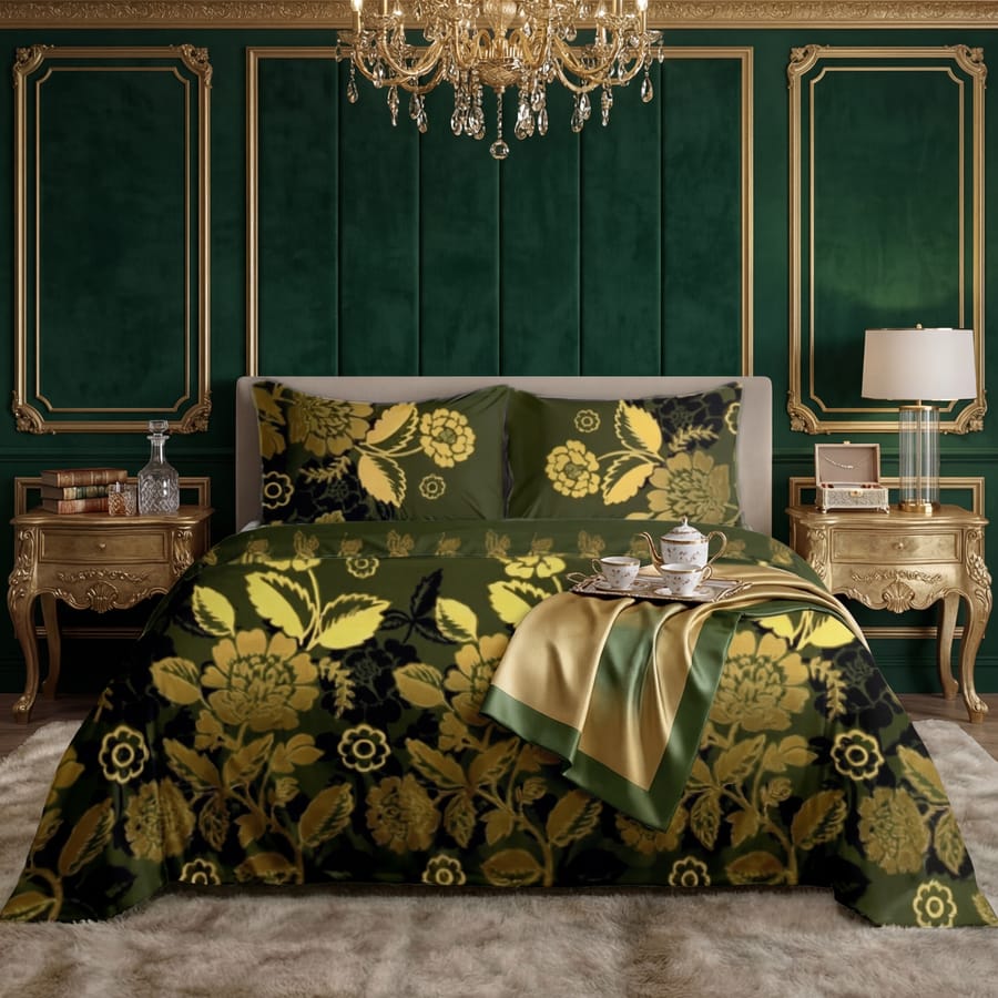 Premium Printed Cotton Bedsheet -H70