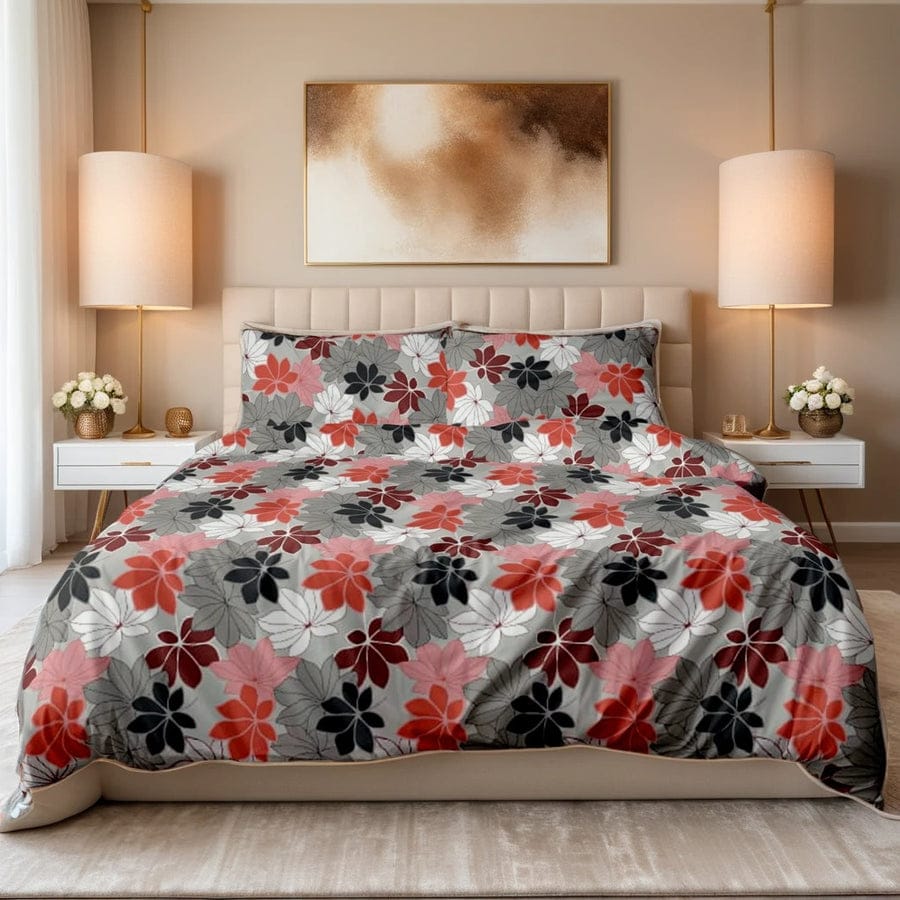 Premium Printed Cotton Bedsheet -H117