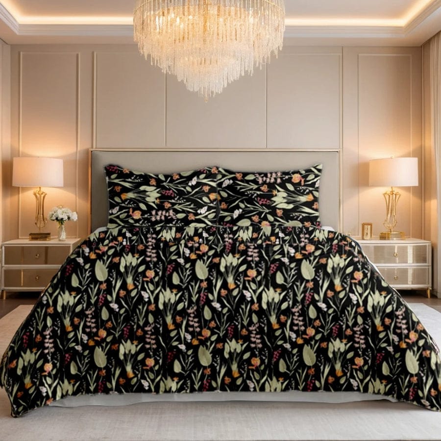 Premium Printed Cotton Bedsheet -H113