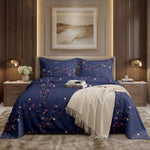 Premium Printed Cotton Bedsheet -H110