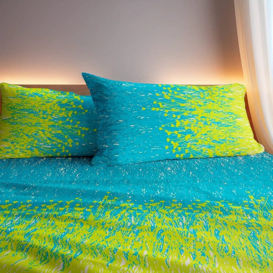 Premium Printed Cotton Bedsheet -H109