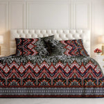 Premium Printed Cotton Bedsheet -H107