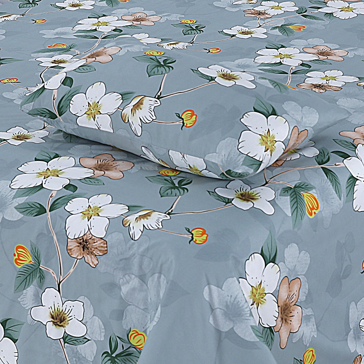 Premium Printed Cotton Bedsheet -H98
