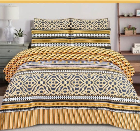 Premium Printed Cotton Bedsheet -H15