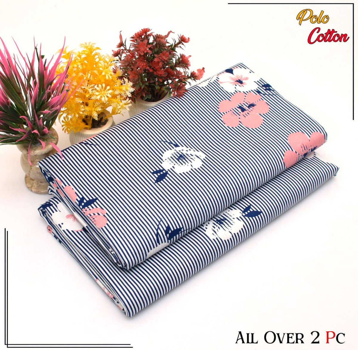 FLORAL PRINTS 2 Pcs Unstitched PF01
