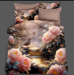 Premium Printed 5D Imported Bedsheet -DH01