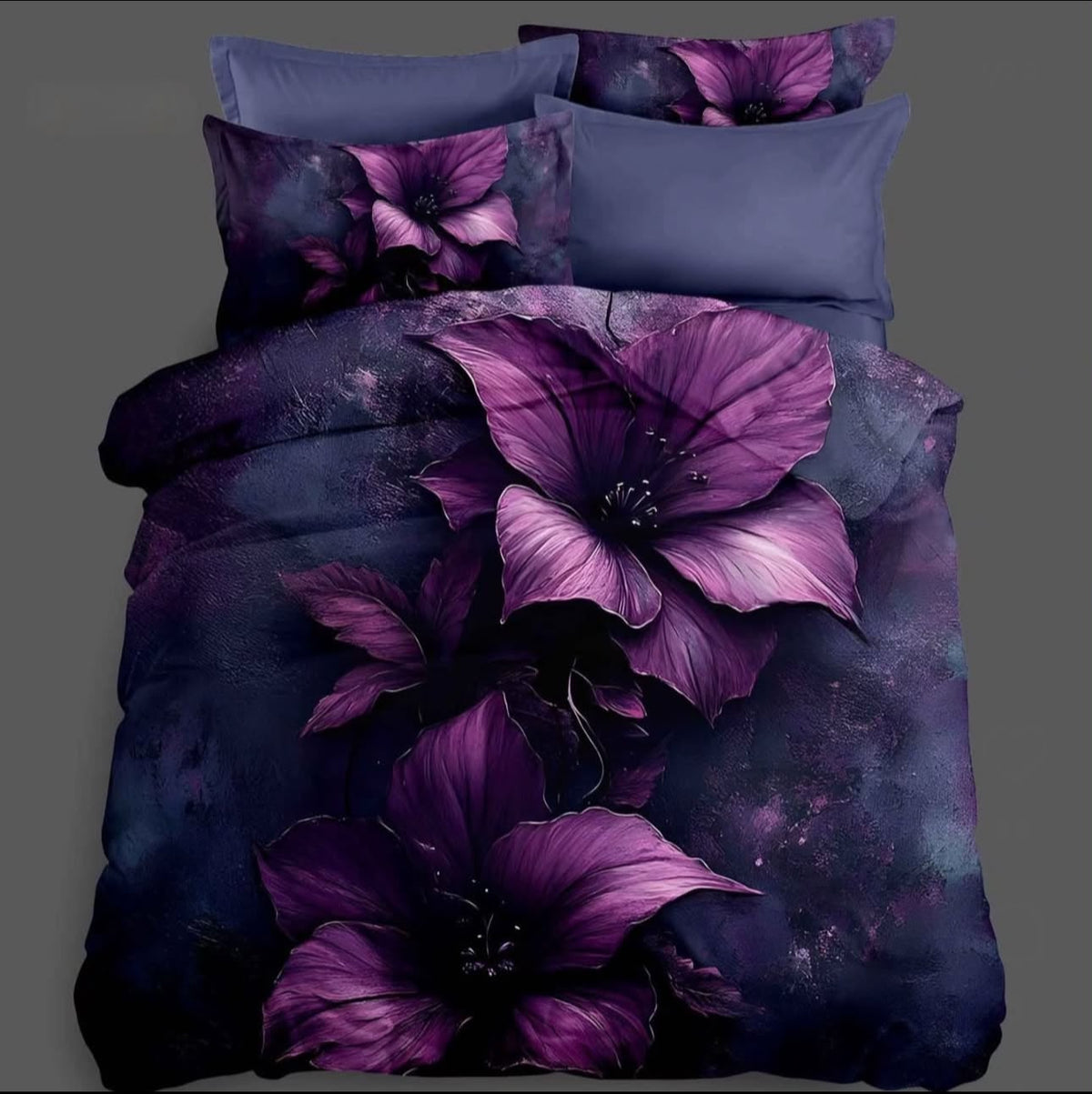 Premium Printed 5D Imported Bedsheet -DH05