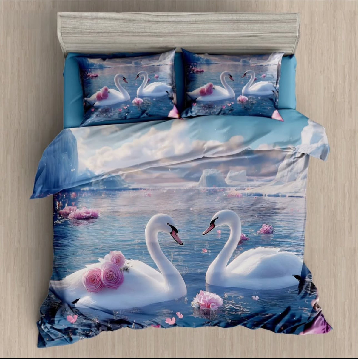 Premium Printed 5D Imported Bedsheet -DH03
