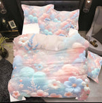 Premium Printed 5D Imported Bedsheet -DH09