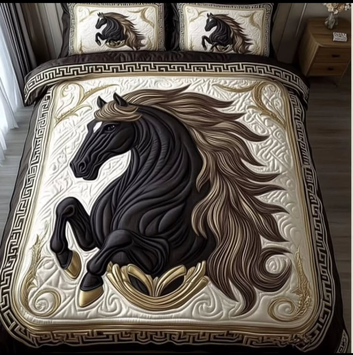Premium Printed 5D Imported Bedsheet -DH14