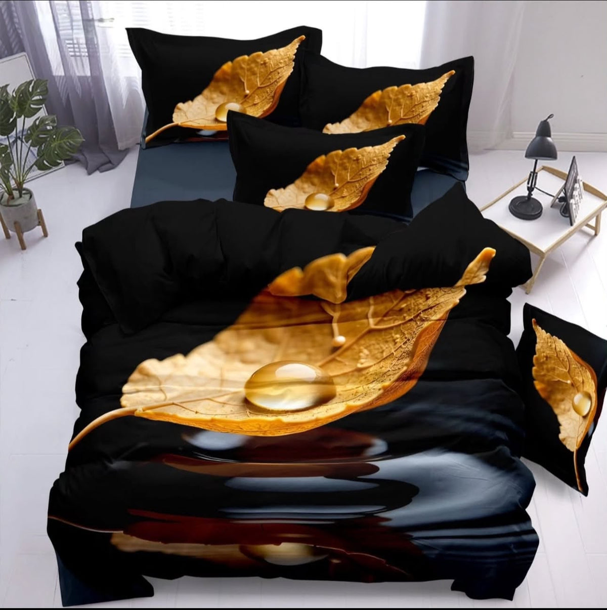 Premium Printed 5D Imported Bedsheet -DH13