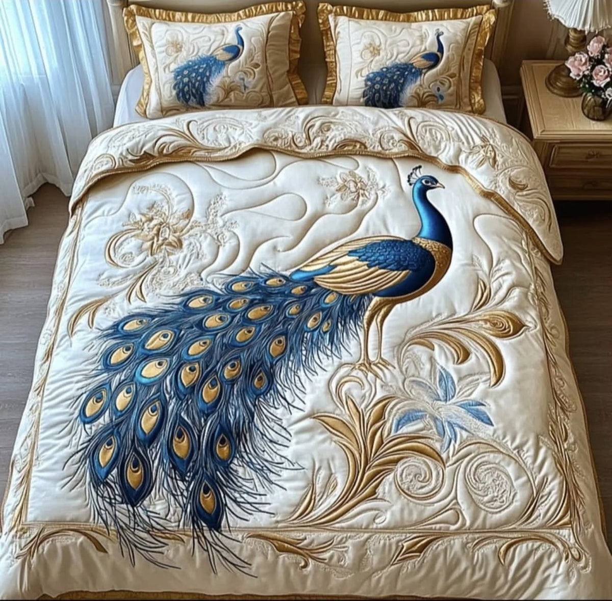 Premium Printed 5D Imported Bedsheet -DH19