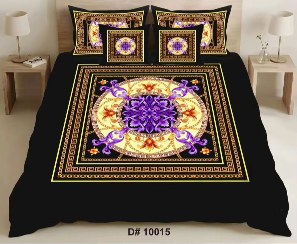 Premium Printed 5D Imported Bedsheet -DH24