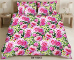 Premium Printed 5D Imported Bedsheet -DH38