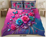 Premium Printed 5D Imported Bedsheet -DH48