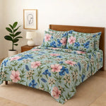 Premium Printed Cotton Bedsheet -H90