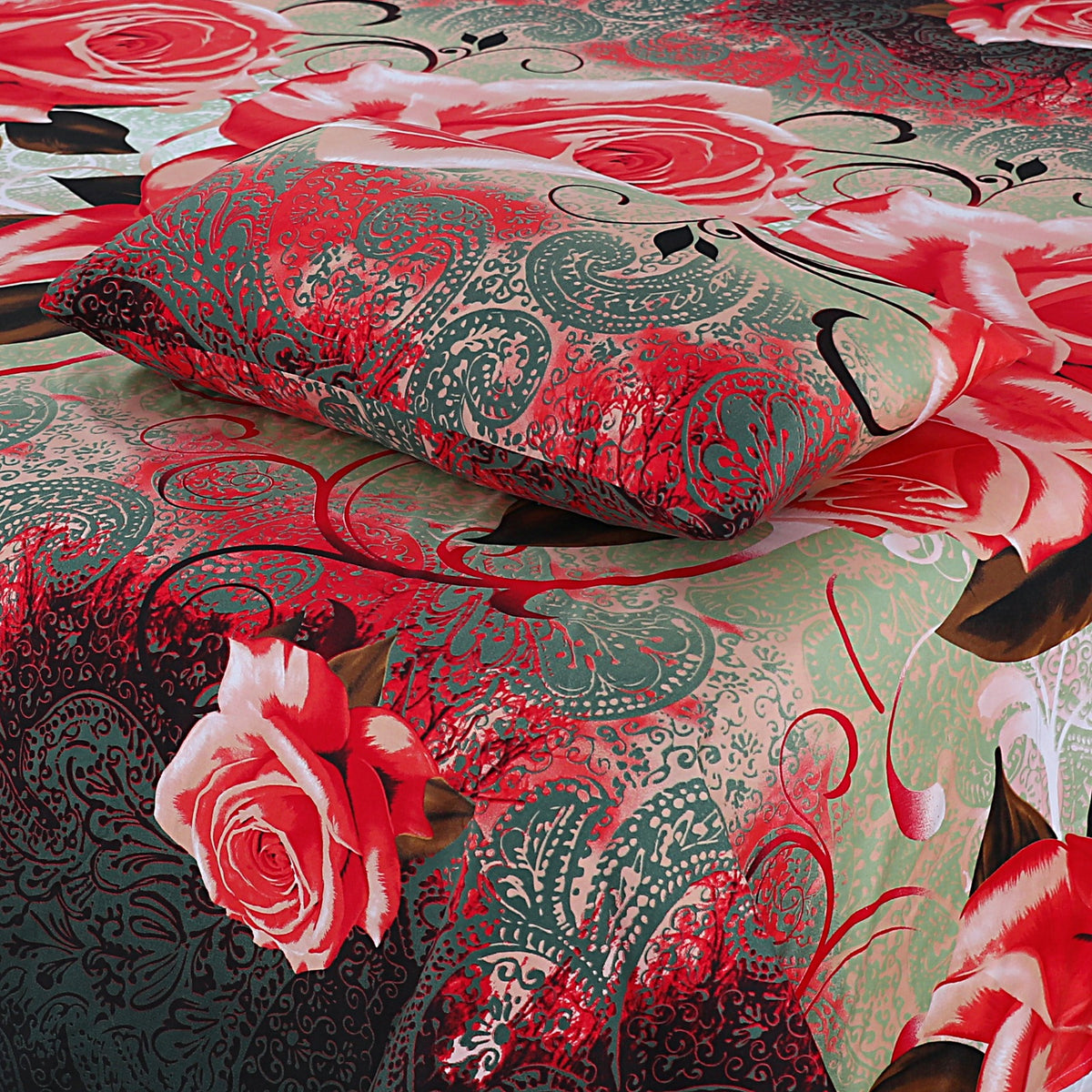 Premium Printed Cotton Bedsheet -H88