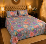 Premium Printed 5D Imported Bedsheet -DH65