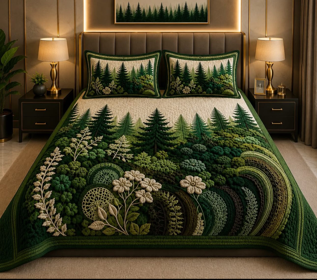 Premium Printed 5D Imported Bedsheet -NZ03