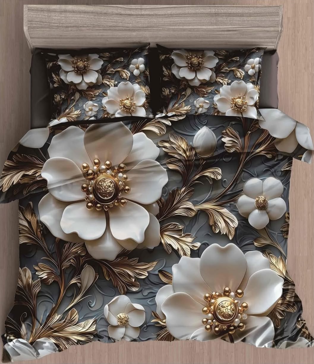 Premium Printed 5D Imported Bedsheet -NZ29